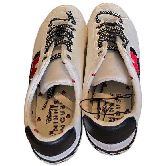 GROUND UP Disney Minnie Mouse Women's Low-top Court Sneakers Size 8.5 NWOT - Picture 5 of 7